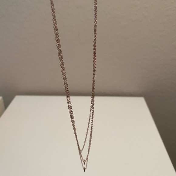 Gorjana 3 layer silver necklace - Picture 2 of 7